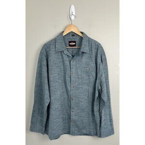Alesbury Men’s Button Up Shirt Blue Green‎ 2 XL